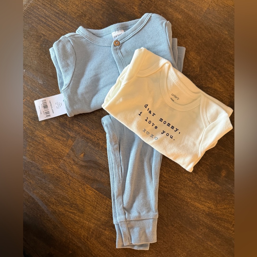 Carter’s 3-Piece Little Cardigan Set - Baby NWT 9 months